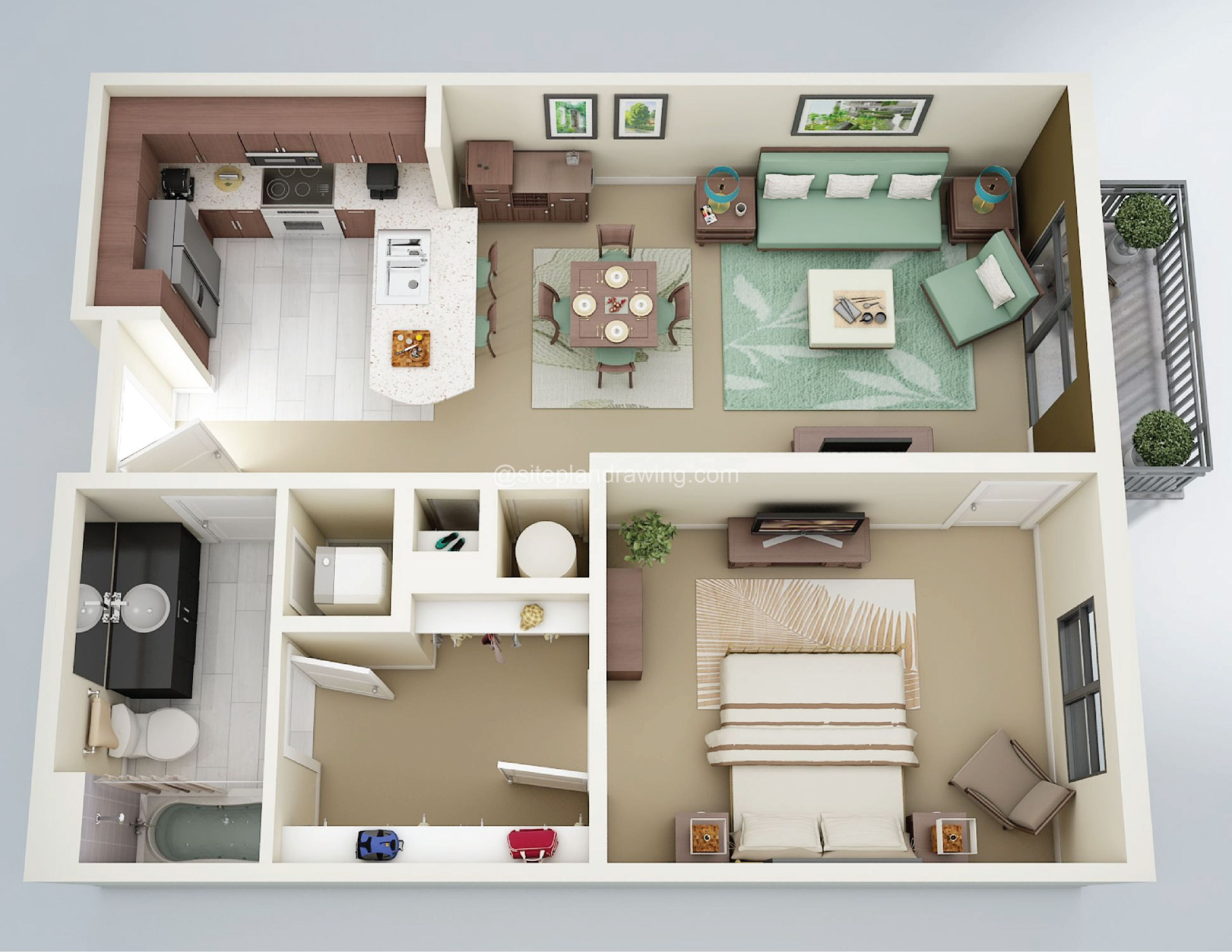3D Floor plans-04
